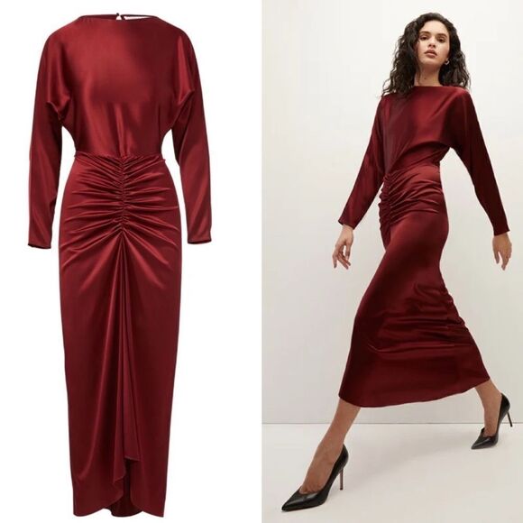 Veronica Beard Sabri stretch silk charmeuse dress Size 12 NWT $698